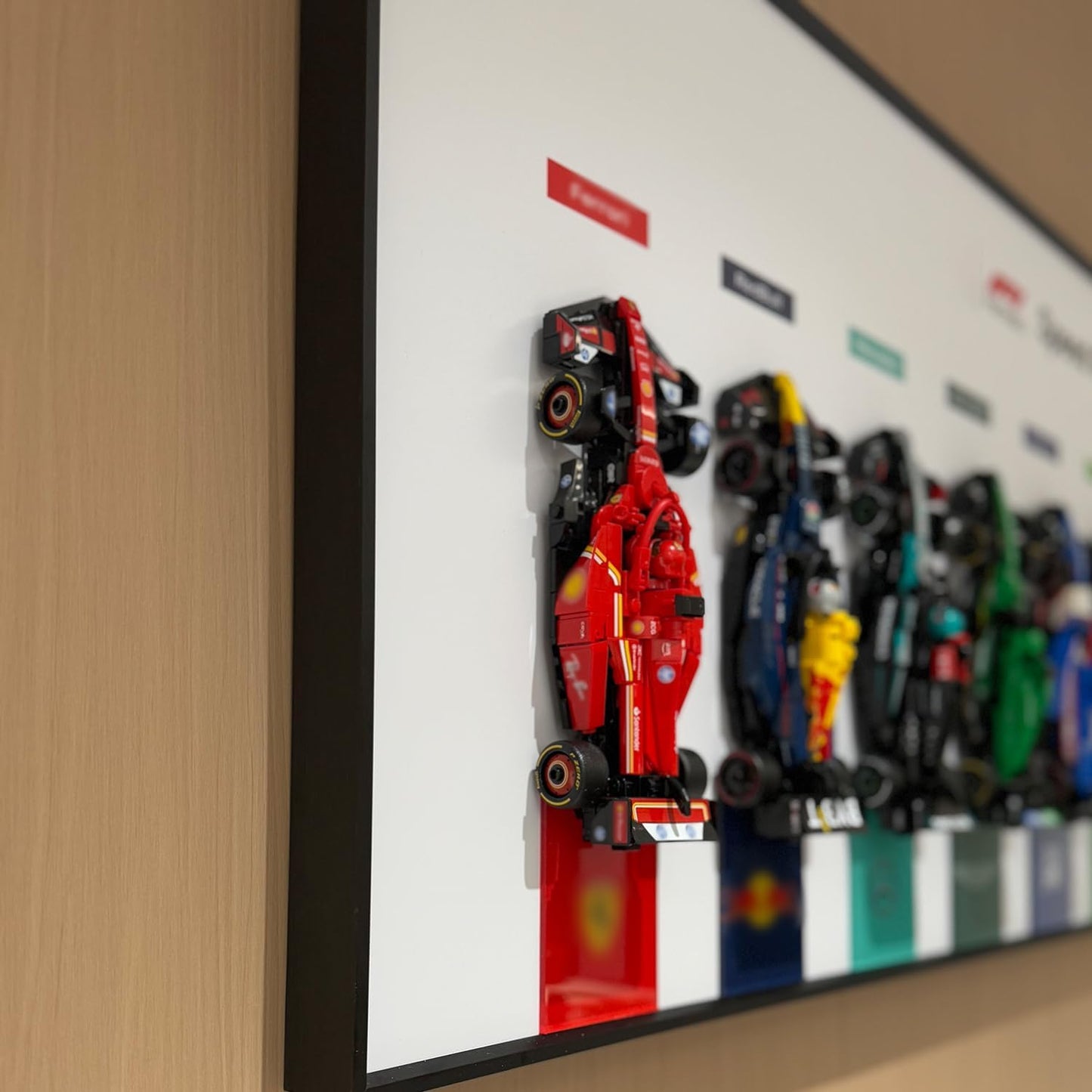 F1 Speed Champions 10-Car Racing Model Collection Wall Art