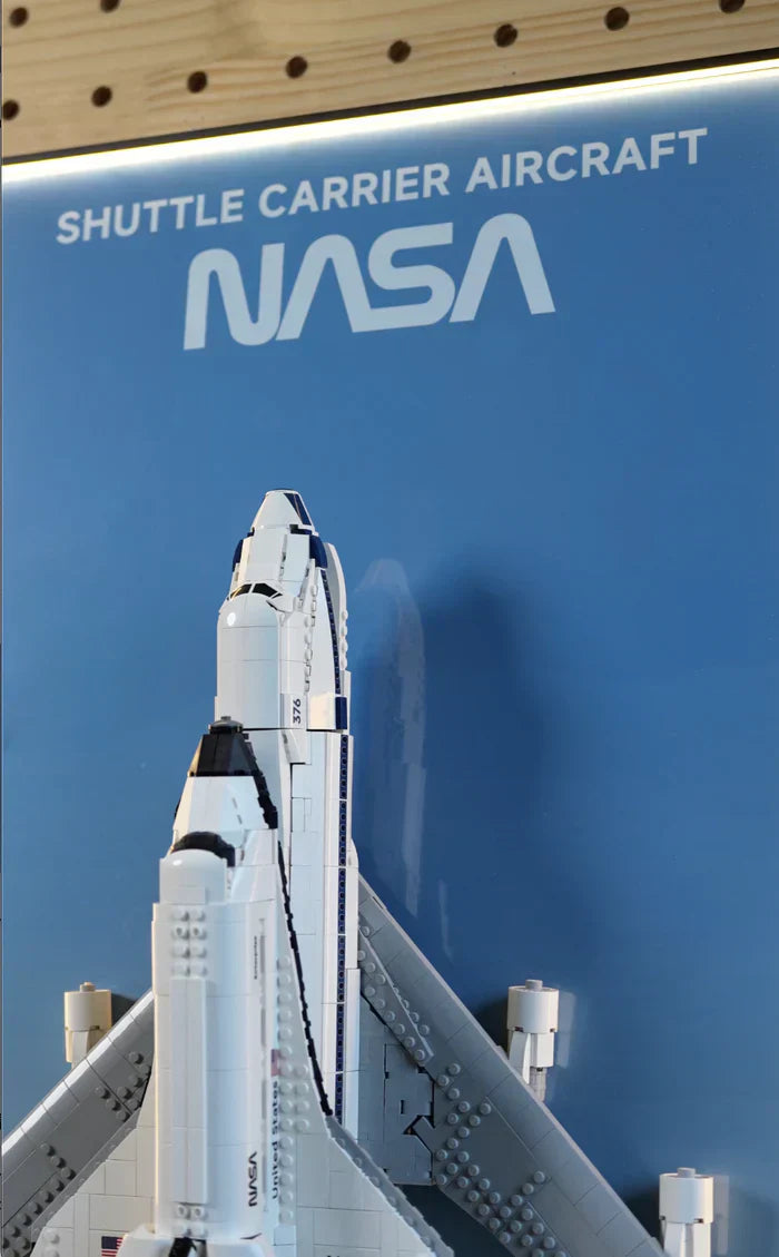 ✈️ Wall Display Frame for LEGO® ICONS 10360 Shuttle Carrier Aircraft 🖼️✨