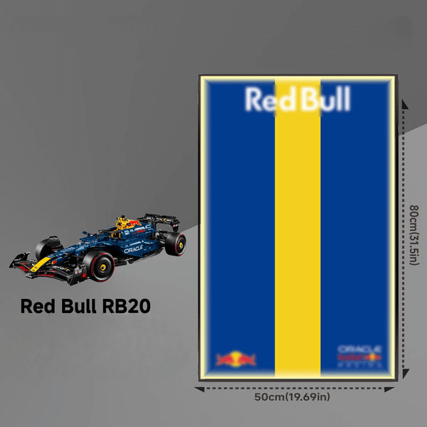 Formula 1 Racing Car Display Model with Custom Stand - Perfect for Collectors and Enthusiasts