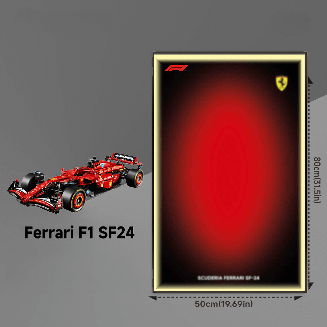 Formula 1 Racing Car Display Model with Custom Stand - Perfect for Collectors and Enthusiasts