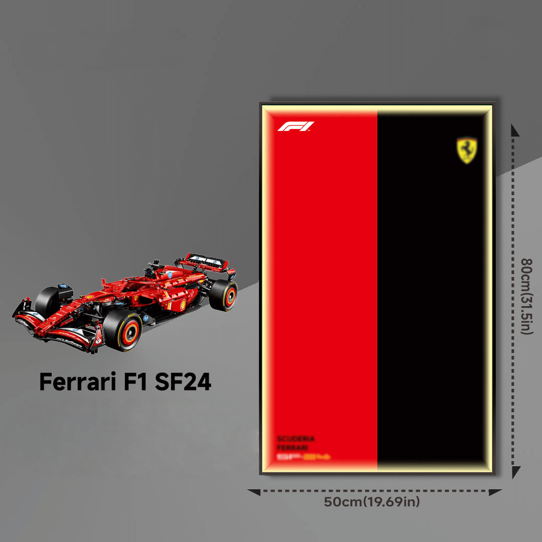 Formula 1 Racing Car Display Model with Custom Stand - Perfect for Collectors and Enthusiasts