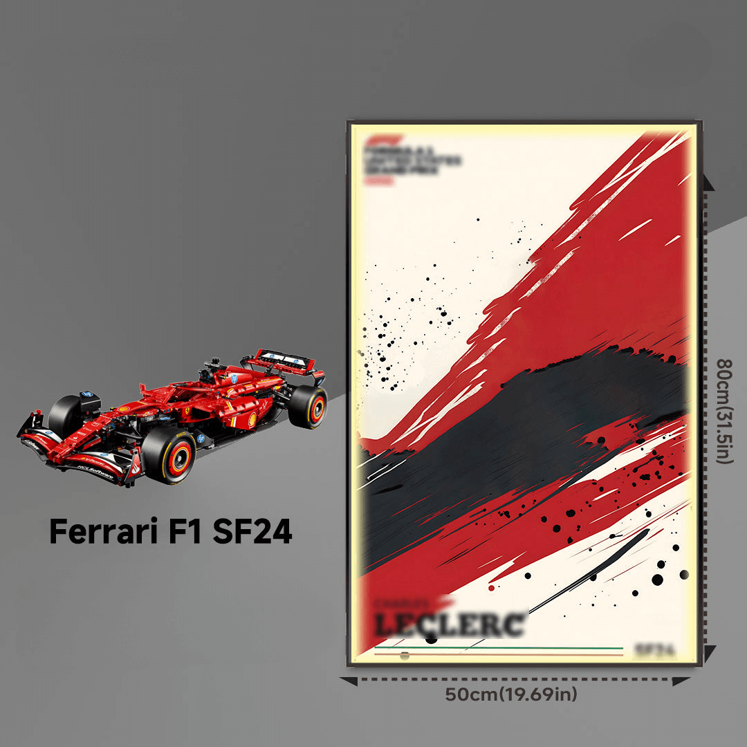 Formula 1 Racing Car Display Model with Custom Stand - Perfect for Collectors and Enthusiasts