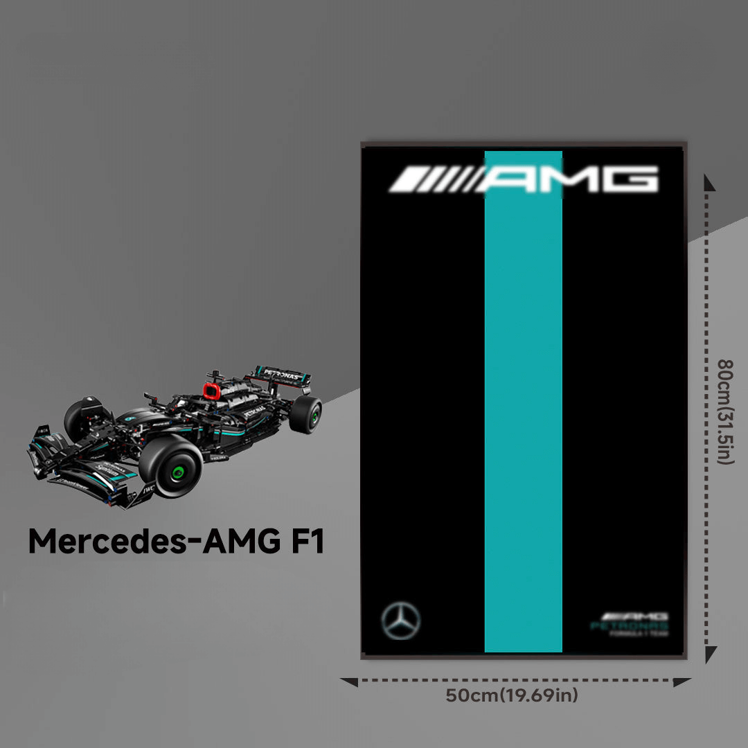 Formula 1 Racing Car Display Model with Custom Stand - Perfect for Collectors and Enthusiasts
