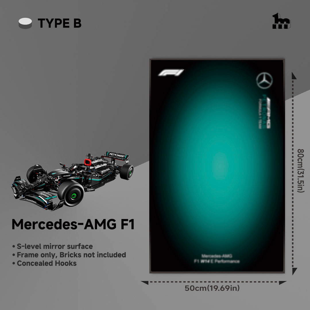 Formula 1 Racing Car Display Model with Custom Stand - Perfect for Collectors and Enthusiasts