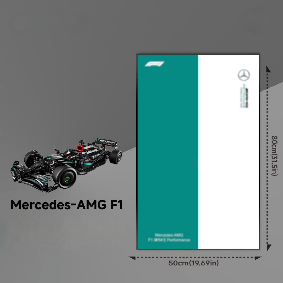 Formula 1 Racing Car Display Model with Custom Stand - Perfect for Collectors and Enthusiasts