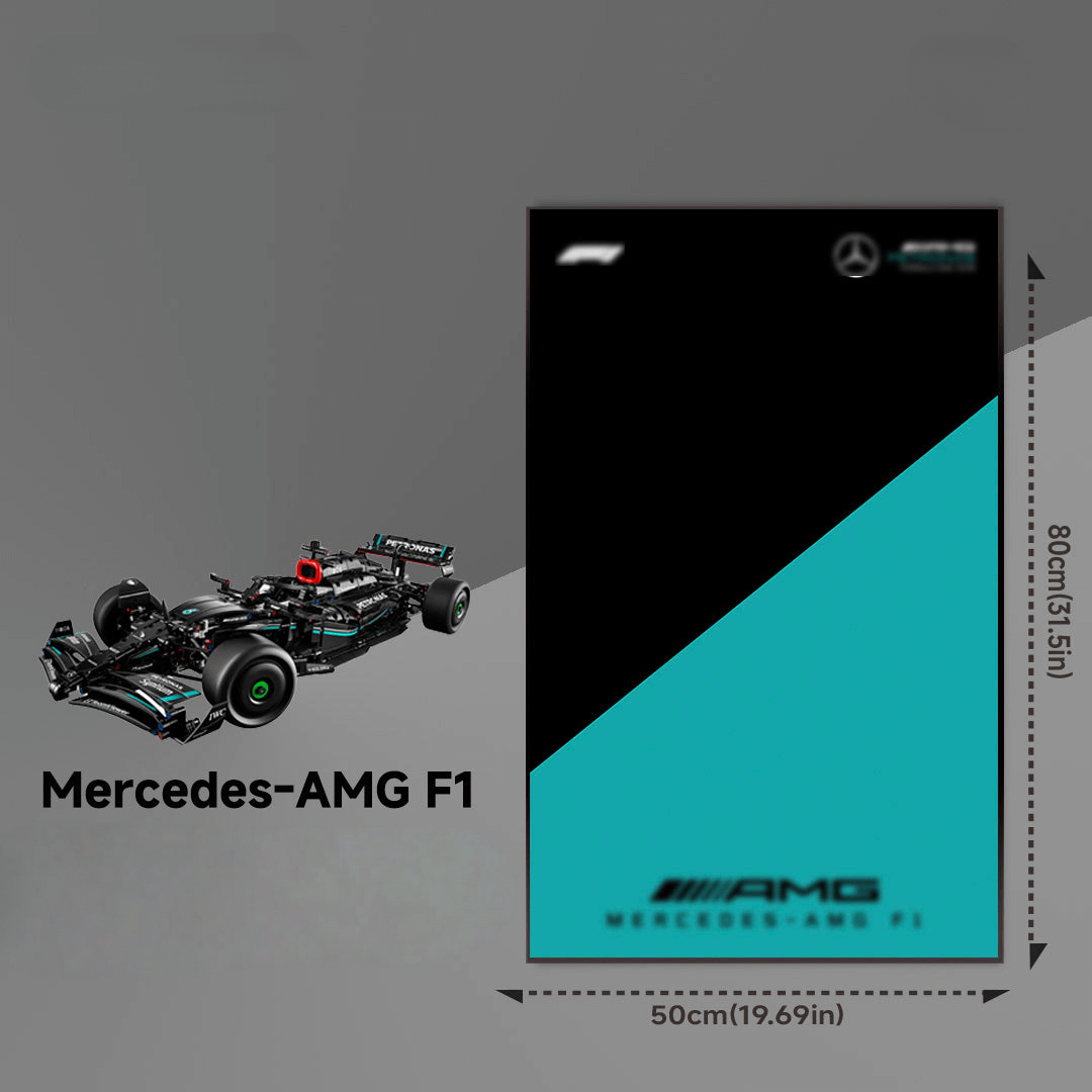 Formula 1 Racing Car Display Model with Custom Stand - Perfect for Collectors and Enthusiasts
