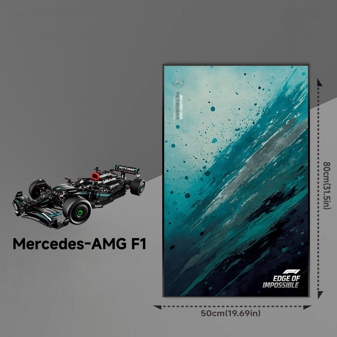 Formula 1 Racing Car Display Model with Custom Stand - Perfect for Collectors and Enthusiasts