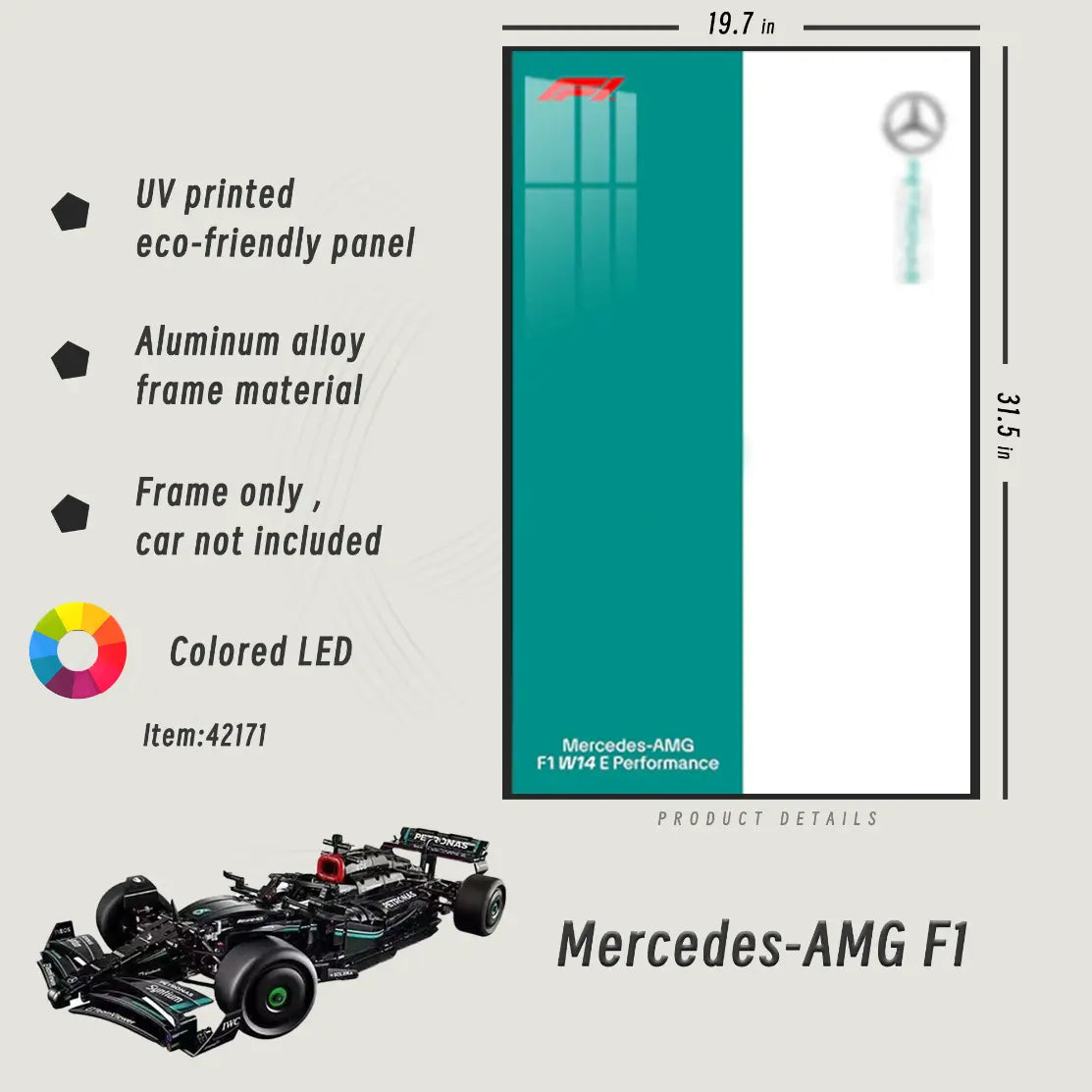 LEGO™ Frame for Mercedes-AMG F1 W14 E Performance(42171)