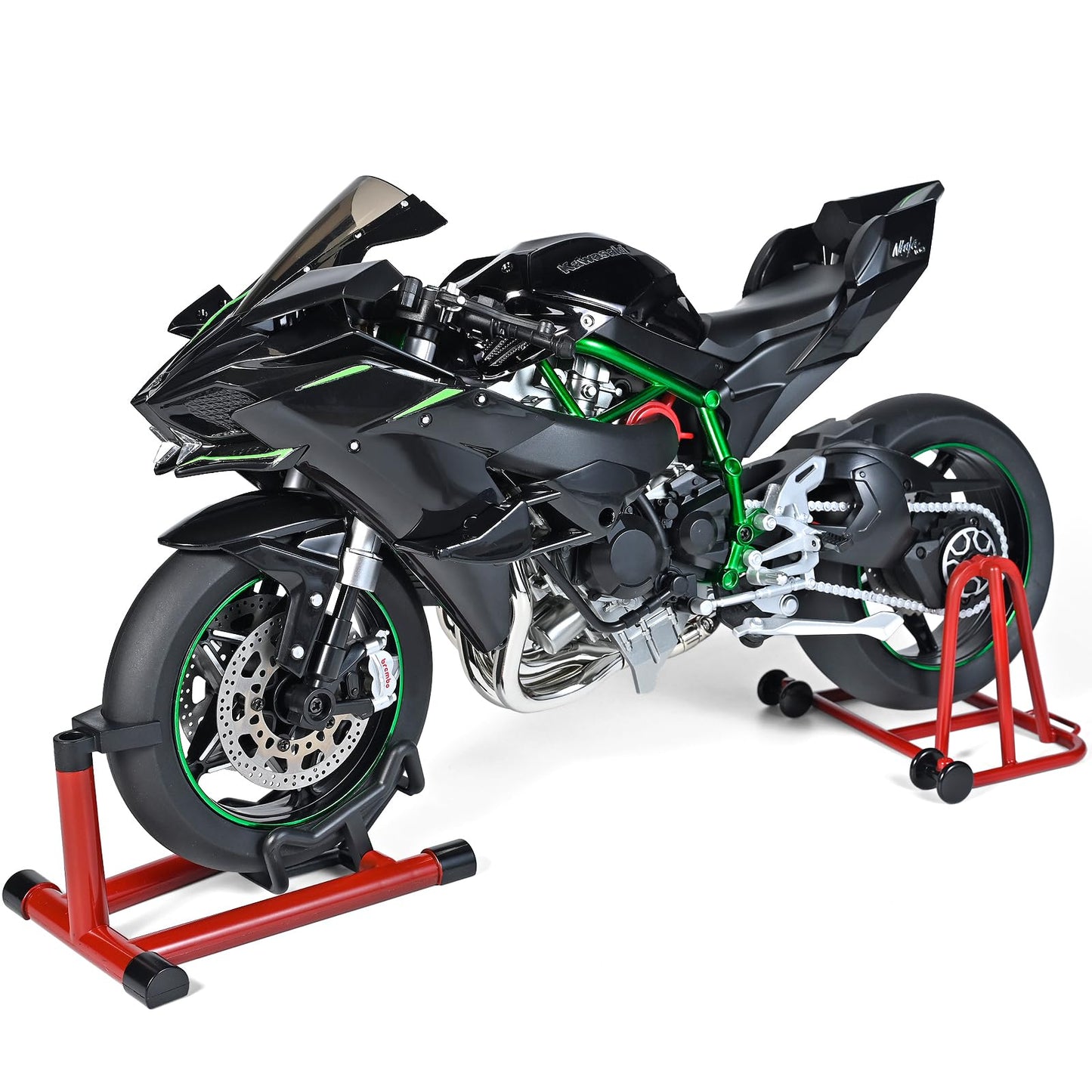 Kawasaki H2R 1:6 Scale Diecast Racing Motorcycle Model – Premium Alloy Collectible