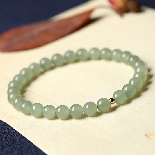 Calm  Emerald Jade Stone bracelet