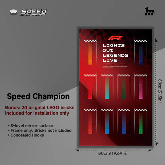 🏎️ Car Display Frame for LEGO® Speed Champions F1 Series 🖼️✨