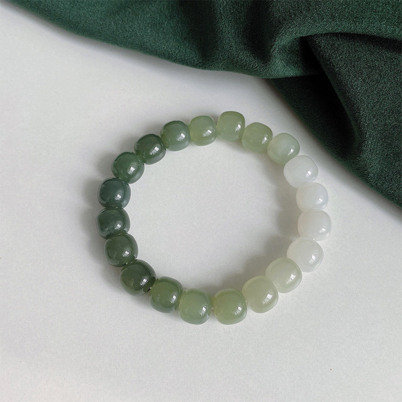 Gradient & Jade Jadeite Bracelet