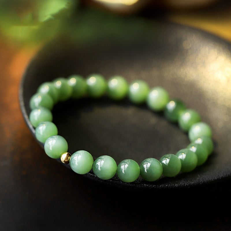 Natural Emerald Jasper  Bracelet