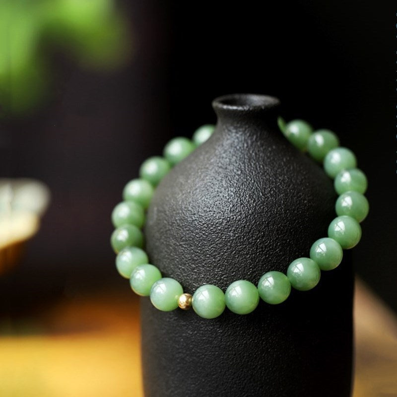 Natural Emerald Jasper  Bracelet