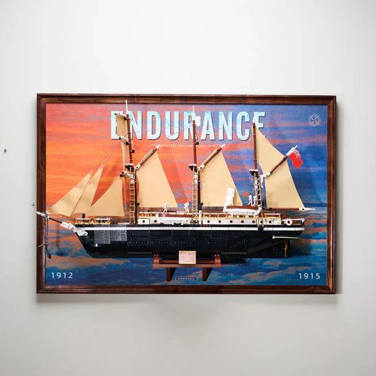 🚗 LEGO® Display Frame for LEGO Icons 10335 — The Endurance 🖼️✨