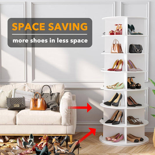 🔥Hot Sale🔥Rotating Shoe Rack & free shipping