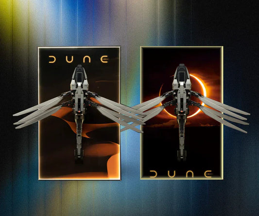 🪂 Wall Display Frame for LEGO® ICONS Dune Atreides Royal Ornithopter 10327 🖼️✨