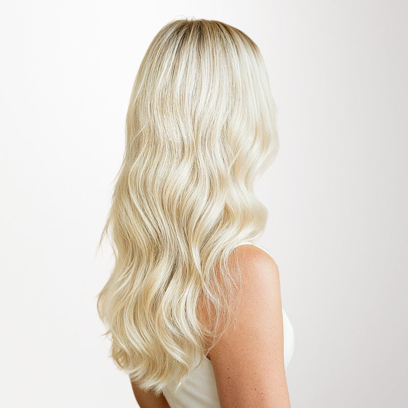 Platinum Blonde (60A) Tape-Ins 50g – 100% Remy Human Hair.